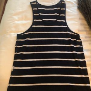 Armani Exchange pinstripe tank top